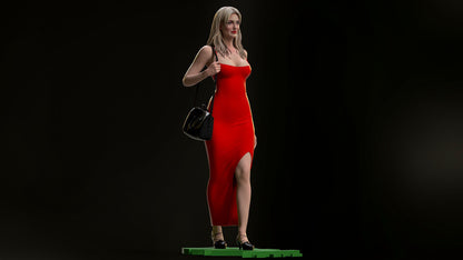 Tina Carlyle (The Mask) Statue 3D-Printed Kit