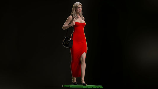 Tina Carlyle (The Mask) Statue 3D-Printed Kit
