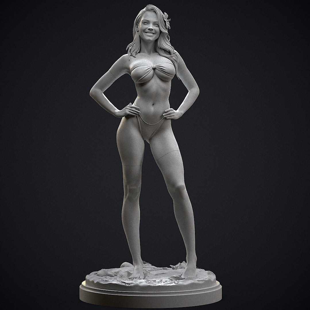 Bikini Girl Statue 3D-Printed Kit