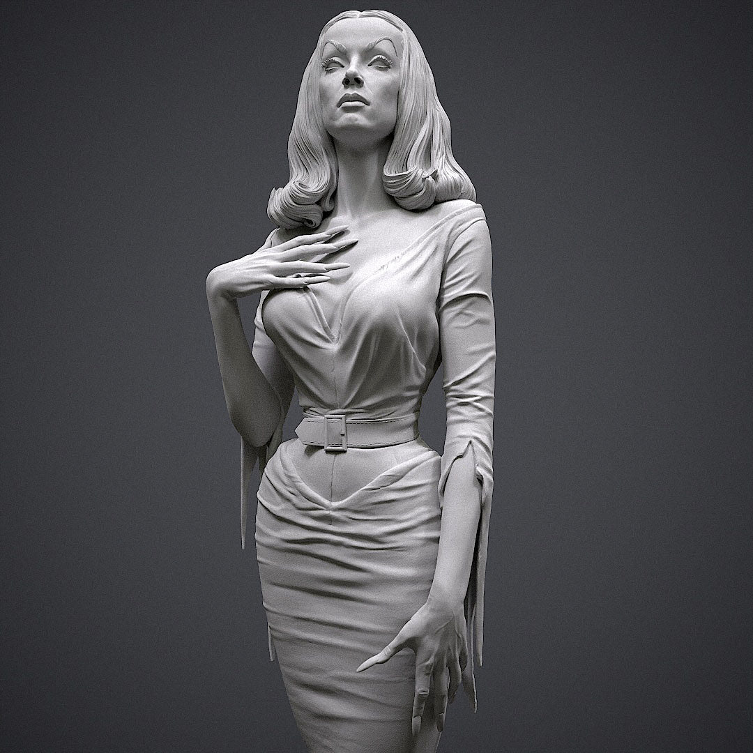 Vampira Statue 3D-Printed Kit