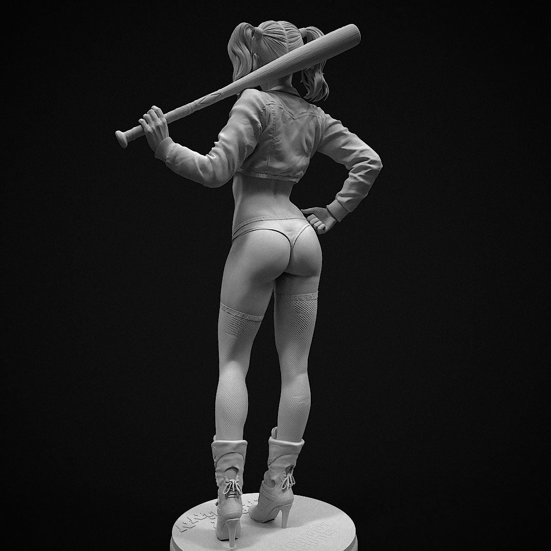 Harley Quinn Statue 3D-Printed Kit