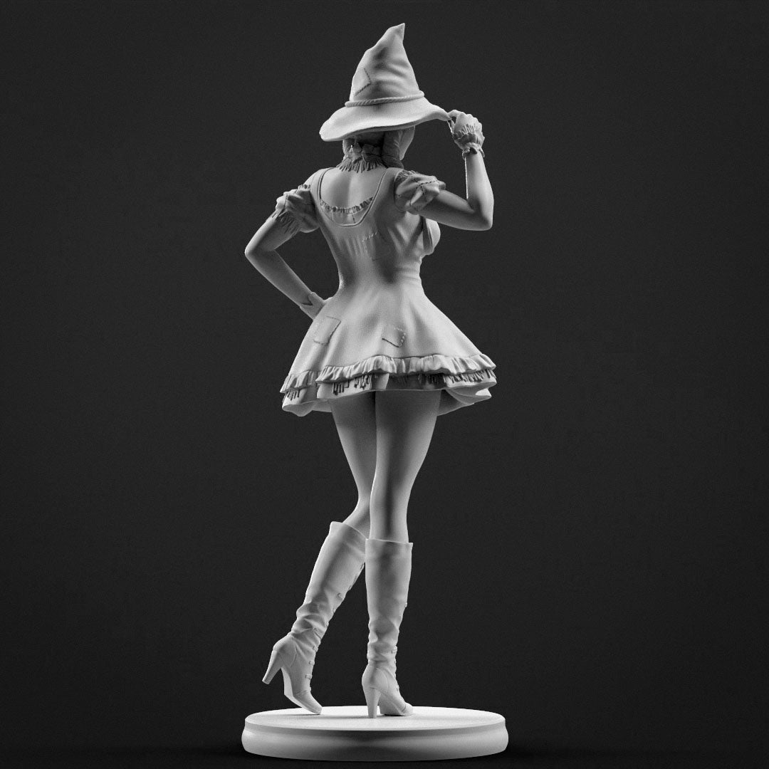 Halloween Girl Statue 3D-Printed Kit