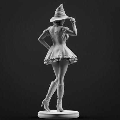 Halloween Girl Statue 3D-Printed Kit