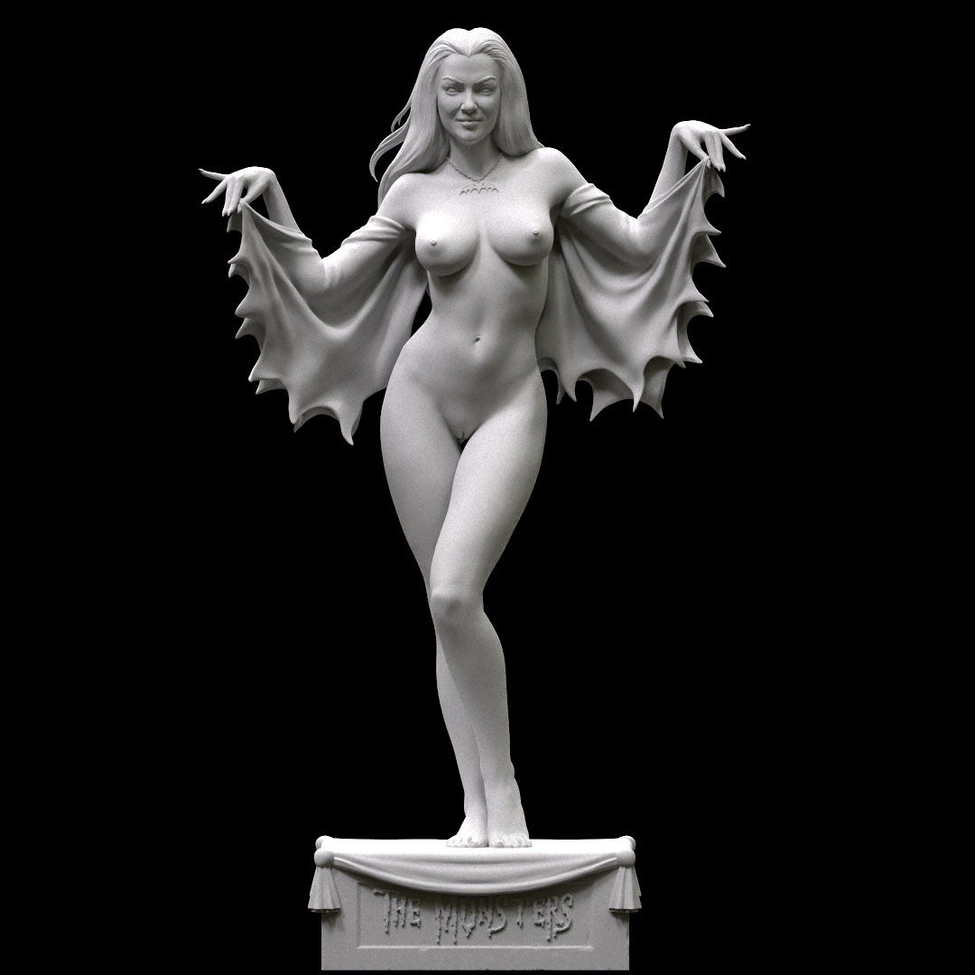 Lili Munster Statue 3D-Printed Kit