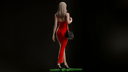 Tina Carlyle (The Mask) Statue 3D-Printed Kit