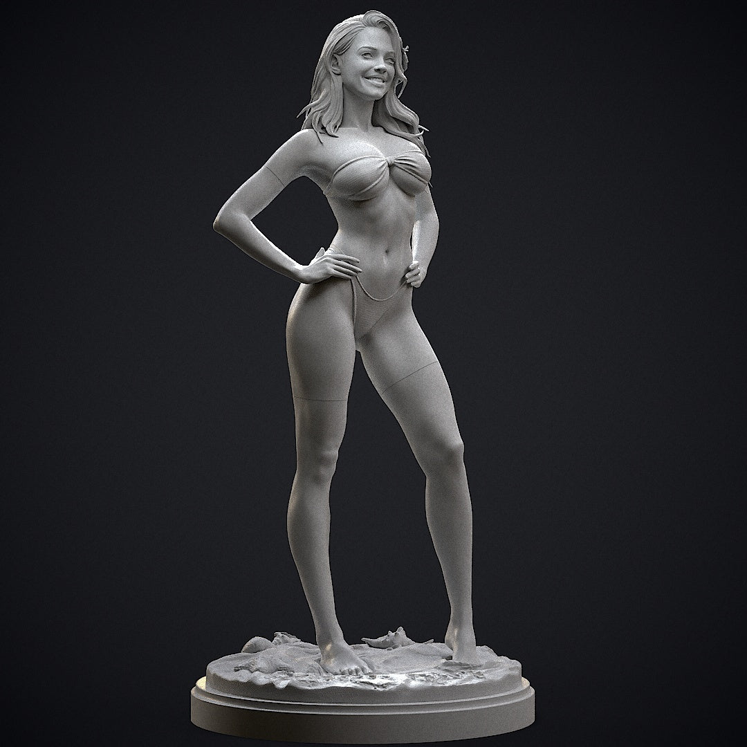 Bikini Girl Statue 3D-Printed Kit