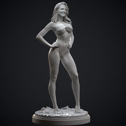 Bikini Girl Statue 3D-Printed Kit