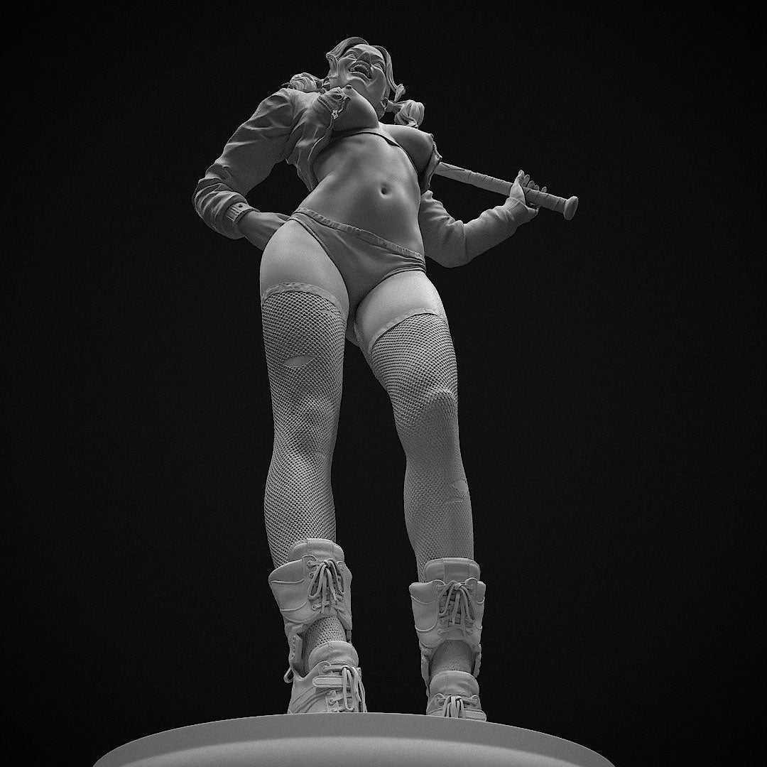 Harley Quinn Statue 3D-Printed Kit