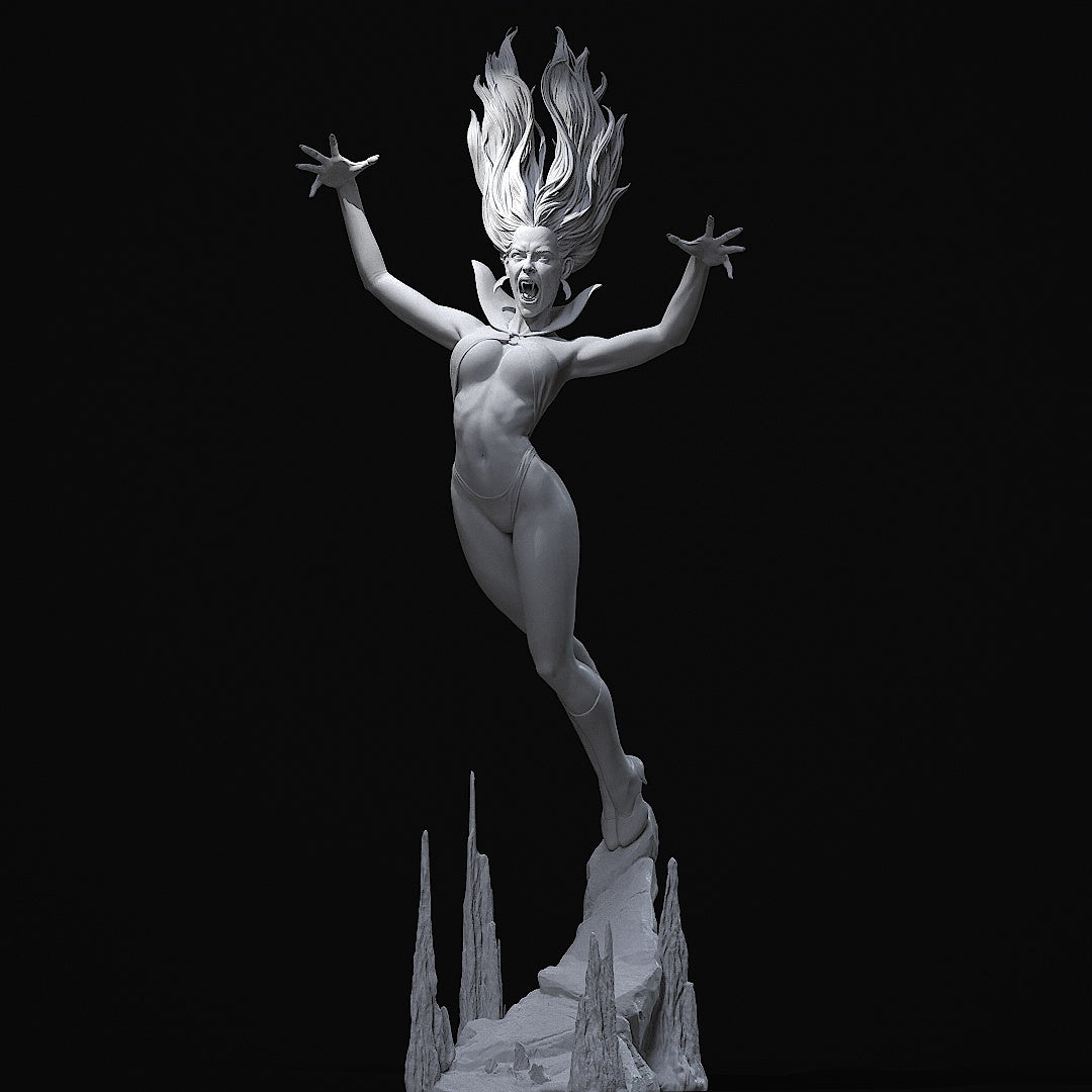 Vampirella Statue 3D-Printed Kit