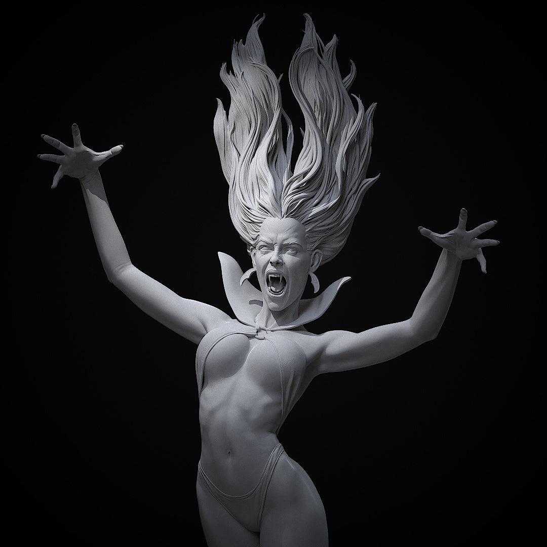 Vampirella Statue 3D-Printed Kit
