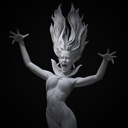 Vampirella Statue 3D-Printed Kit