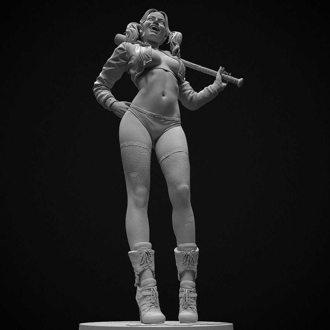 Harley Quinn Statue 3D-Printed Kit