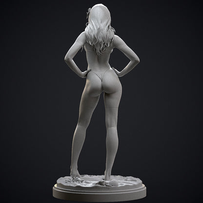 Bikini Girl Statue 3D-Printed Kit