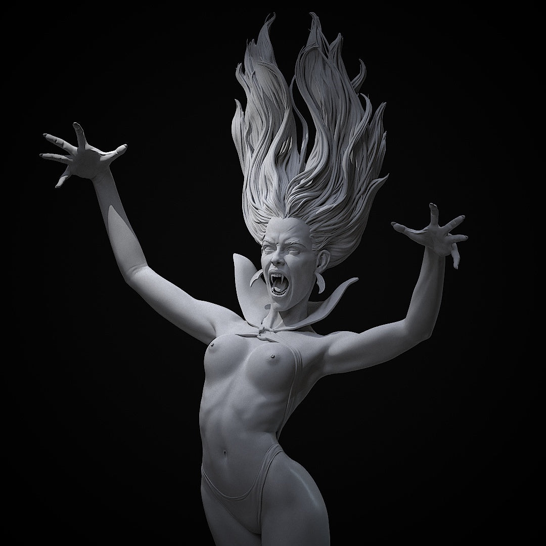 Vampirella Statue 3D-Printed Kit