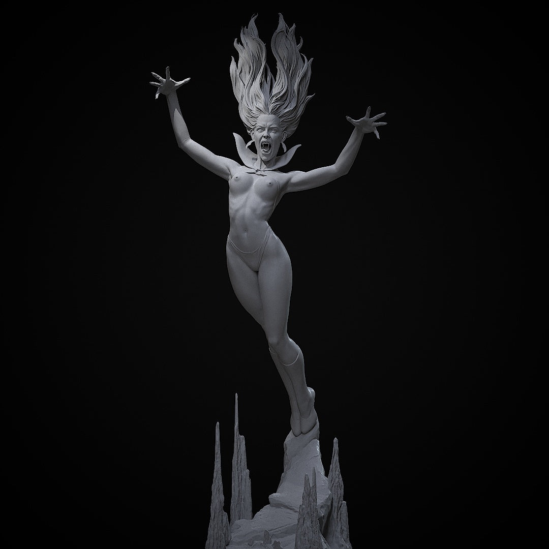 Vampirella Statue 3D-Printed Kit