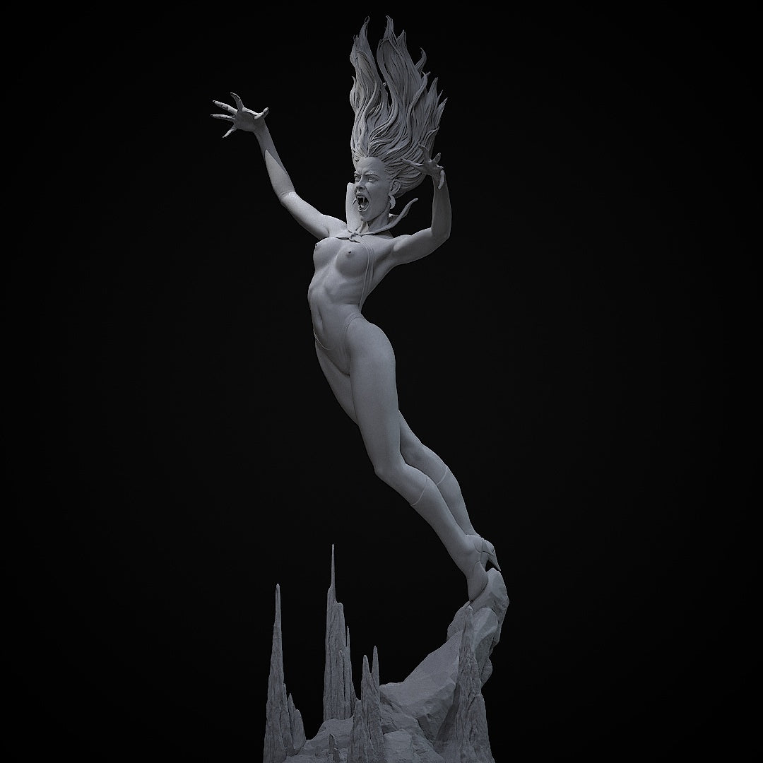 Vampirella Statue 3D-Printed Kit