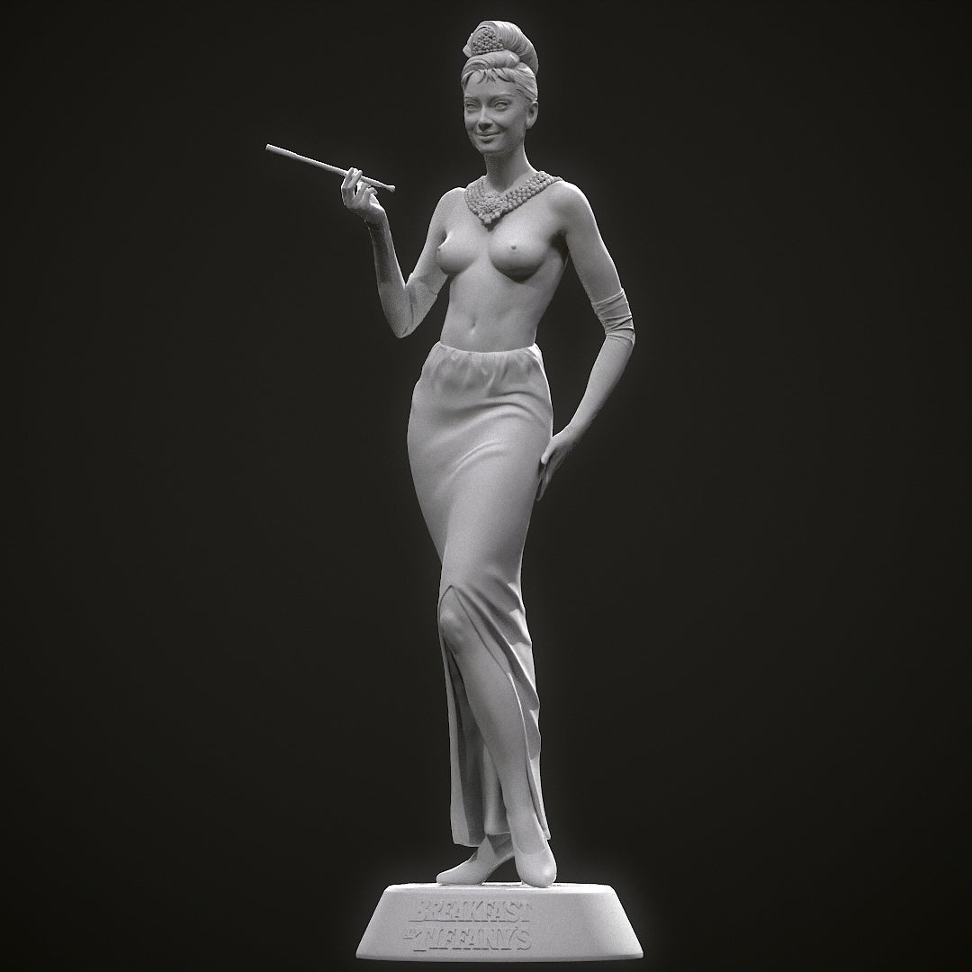 Audrey ( Breakfast At Tiffany's) Statue 3D-Printed Kit