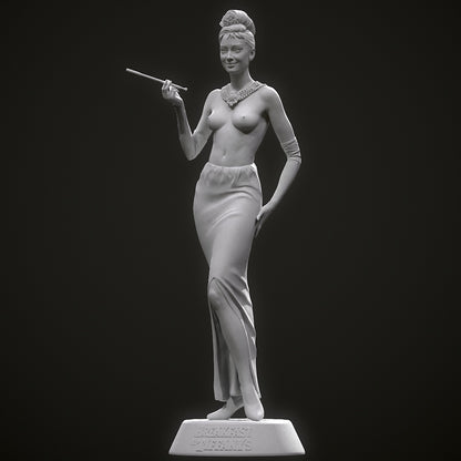 Audrey ( Breakfast At Tiffany's) Statue 3D-Printed Kit