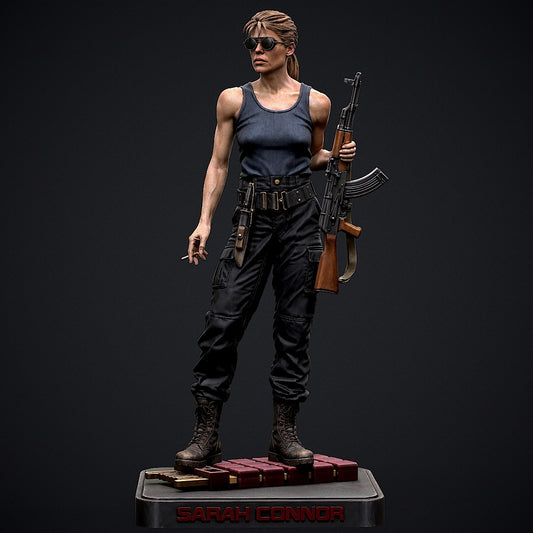 Sarah Connor Statue 3D-Printed Kit
