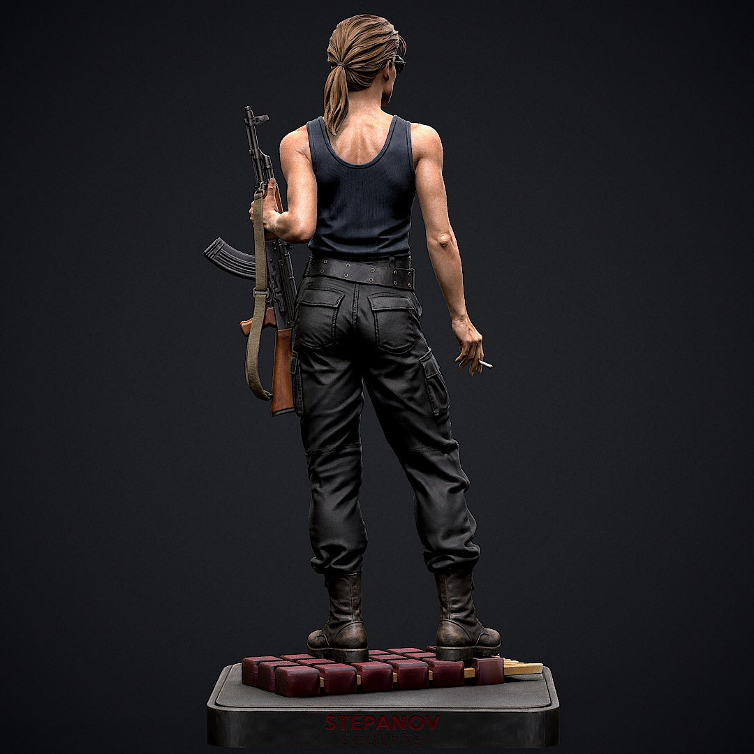 Sarah Connor Statue 3D-Printed Kit