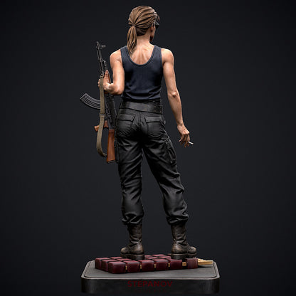 Sarah Connor Statue 3D-Printed Kit