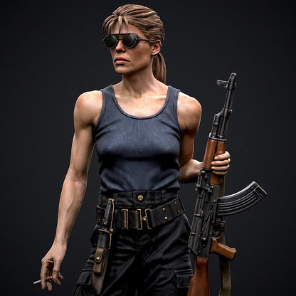 Sarah Connor Statue 3D-Printed Kit