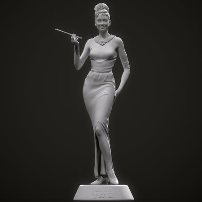 Audrey ( Breakfast At Tiffany's) Statue 3D-Printed Kit