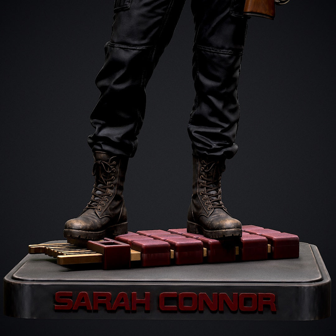 Sarah Connor Statue 3D-Printed Kit