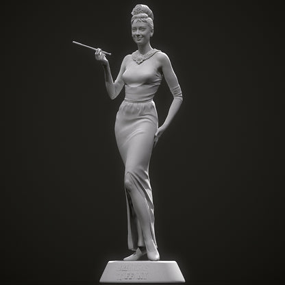 Audrey ( Breakfast At Tiffany's) Statue 3D-Printed Kit