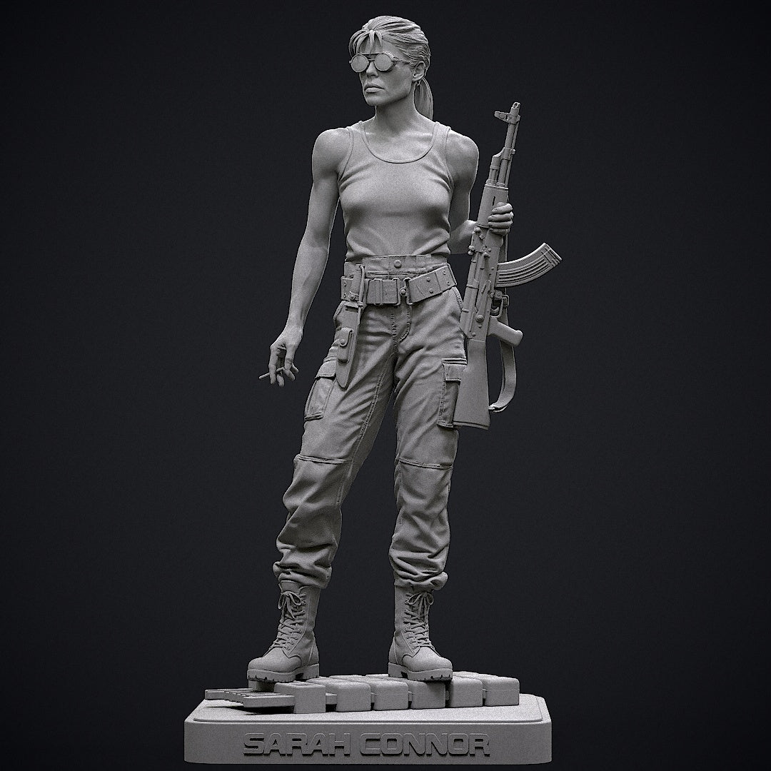 Sarah Connor Statue 3D-Printed Kit