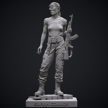 Sarah Connor Statue 3D-Printed Kit