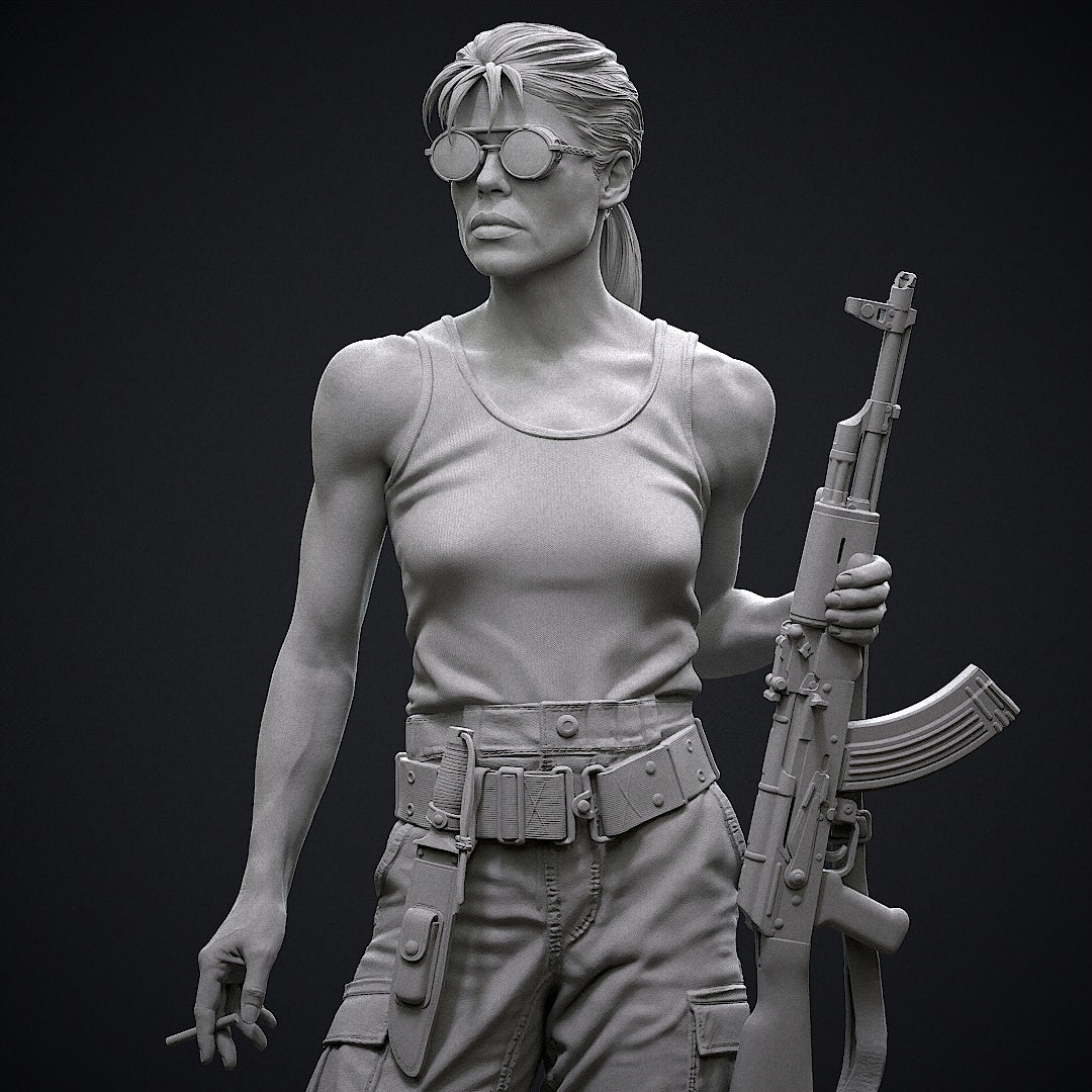Sarah Connor Statue 3D-Printed Kit