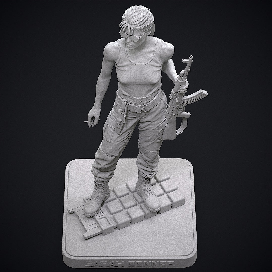 Sarah Connor Statue 3D-Printed Kit