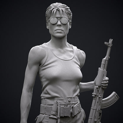 Sarah Connor Statue 3D-Printed Kit