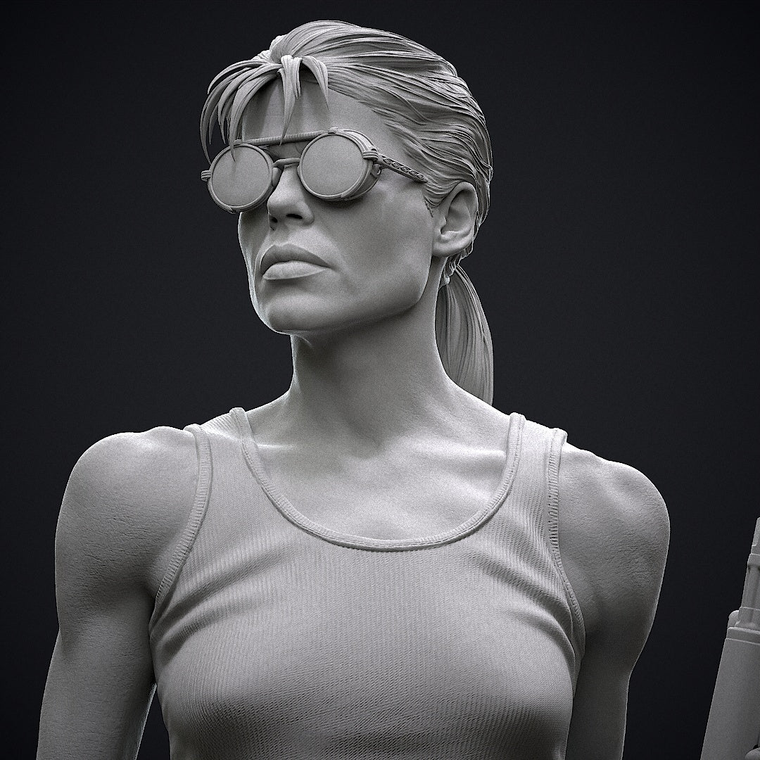 Sarah Connor Statue 3D-Printed Kit