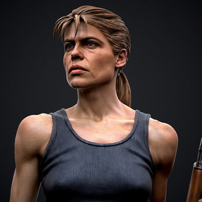 Sarah Connor Statue 3D-Printed Kit