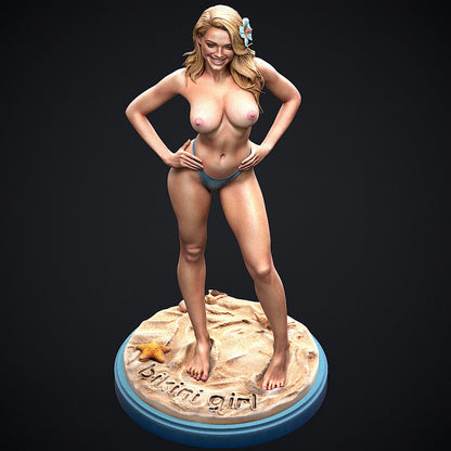 Bikini Girl Statue 3D-Printed Kit