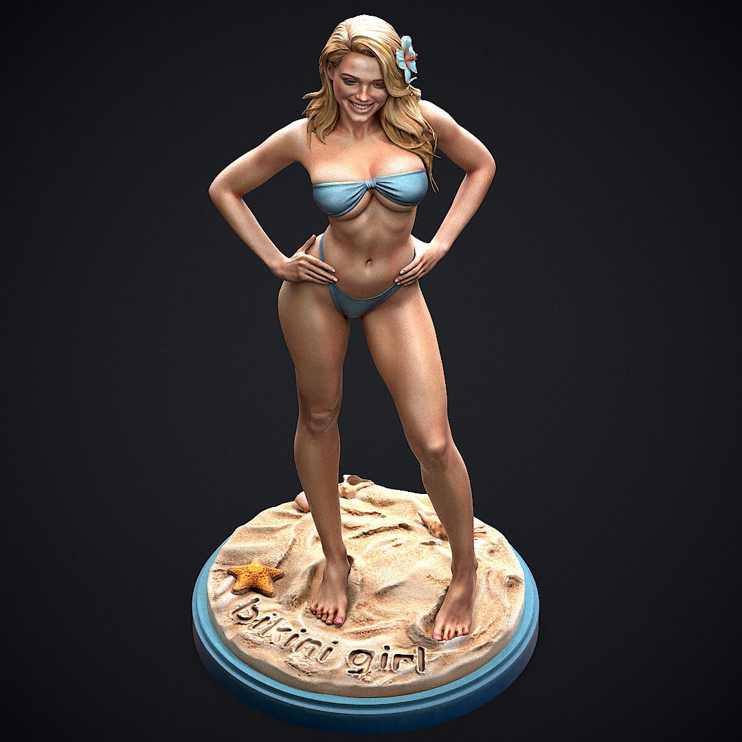 Bikini Girl Statue 3D-Printed Kit