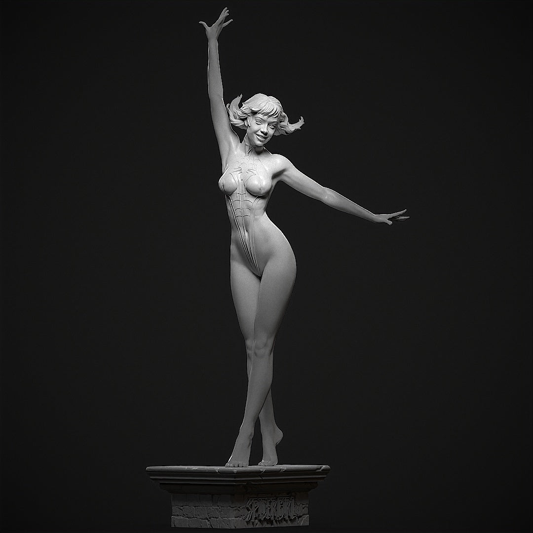 Spider-Girl Statue 3D-Printed Kit