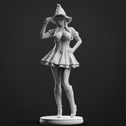 Halloween Girl Statue 3D-Printed Kit