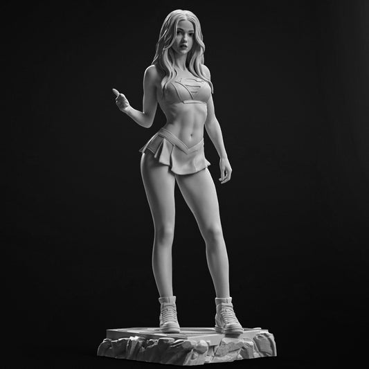 Supergirl Statue 3D-Printed Kit
