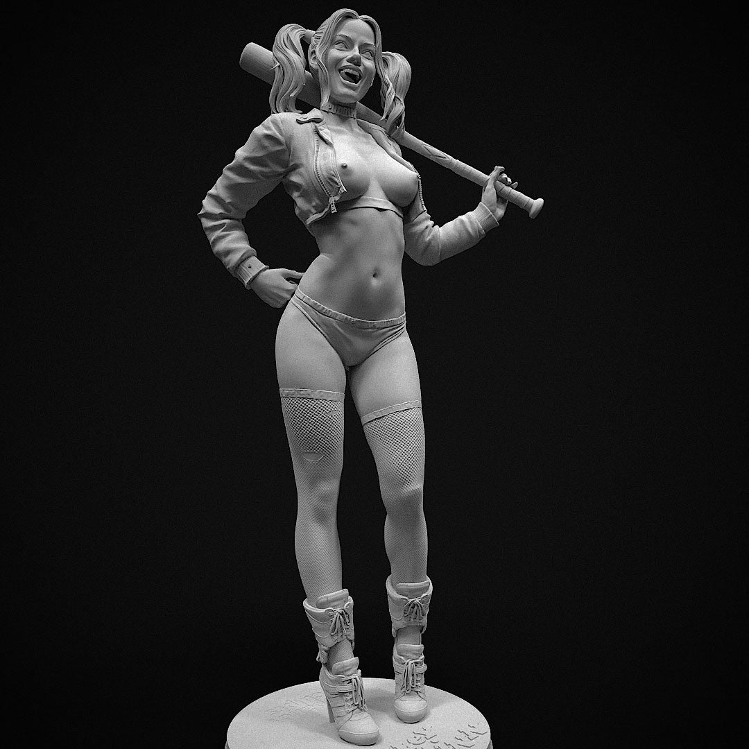 Harley Quinn Statue 3D-Printed Kit