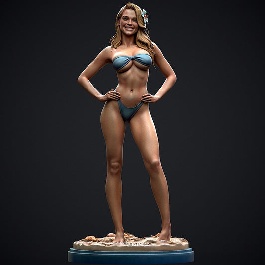 Bikini Girl Statue 3D-Printed Kit