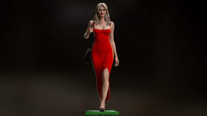 Tina Carlyle (The Mask) Statue 3D-Printed Kit