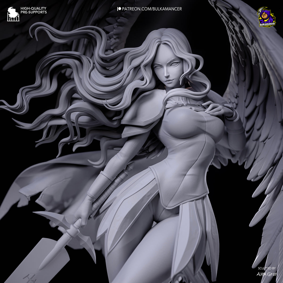 Teresa (Claymore) Statue 3D-Printed Kit