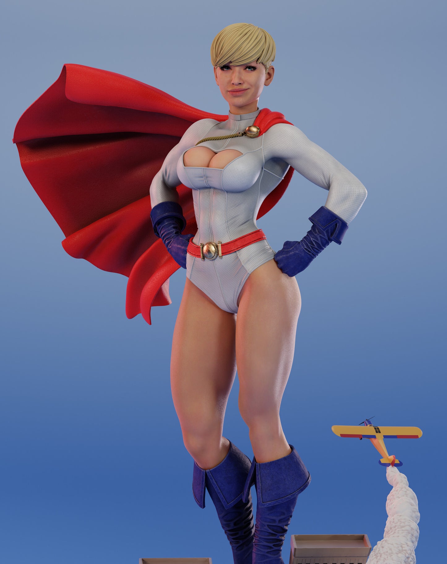 Power Girl Statue