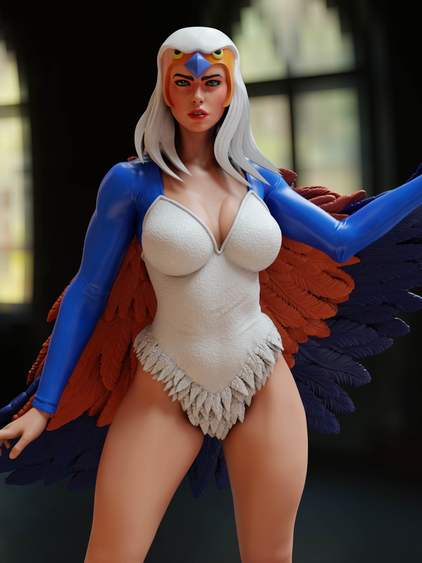 Sorceress Statue 3D-Printed Kit