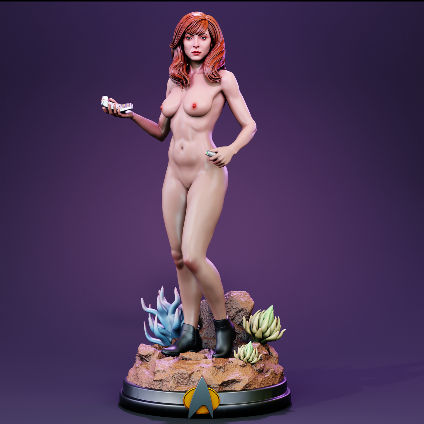 Beverly Crusher Statue 3D-Printed Kit