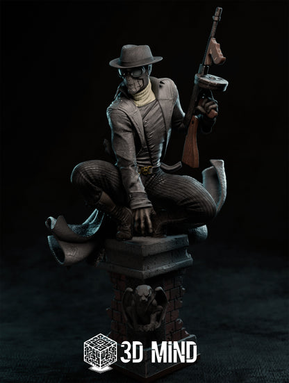 Spiderman Noir Statue 3D-Printed Kit