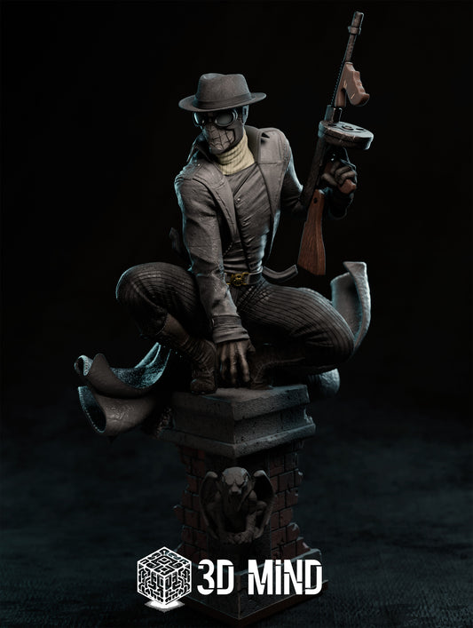 Spiderman Noir Statue 3D-Printed Kit